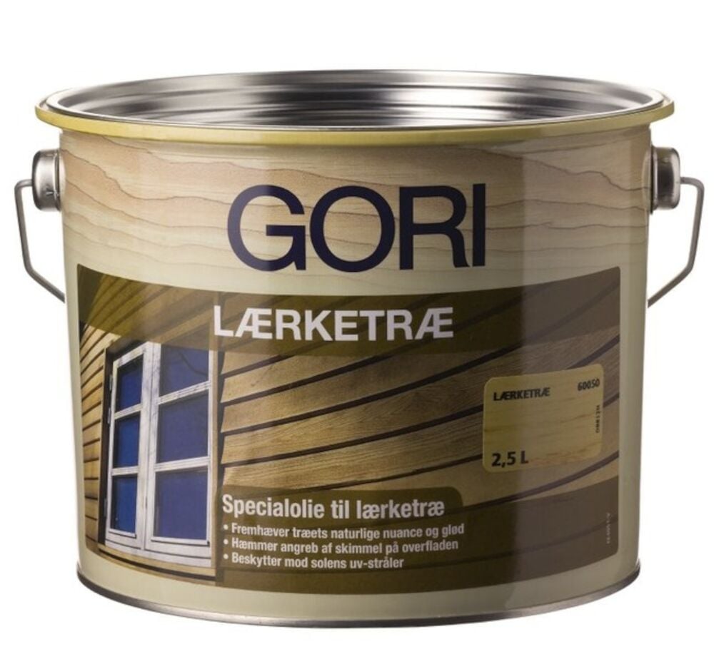 Gori, Lærketræsolie, 2,5 ltr. 199,95 fra | Alledagligvarer.dk