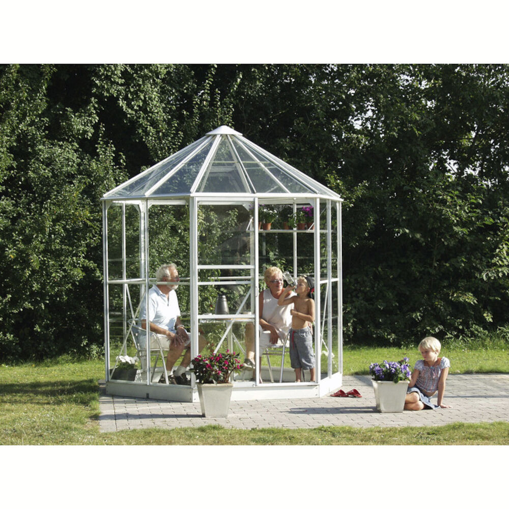 Tilpasning Lover og forskrifter kom over Vitavia Hera 4500, Drivhus med 3 mm glas, alu, 4,5 m² - Køb Drivhuse online  | SILVAN