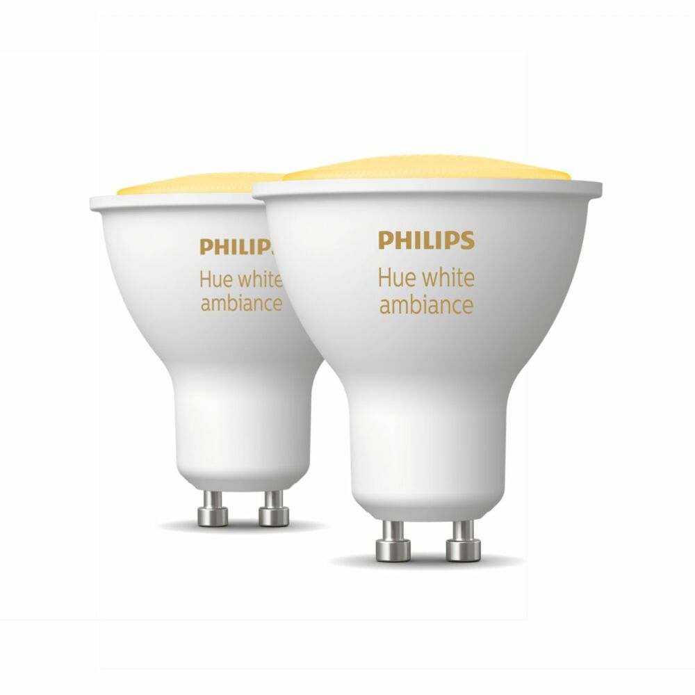 Hende selv nærme sig dybt Philips Hue, White ambiance, LED-spot, 5 W, GU10, 2 stk. -
