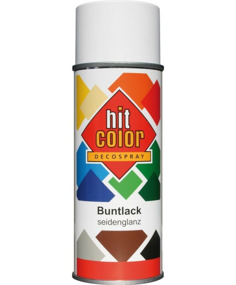 Hit-Color, Spraymaling, RAL 9010, hvid, 400 ml