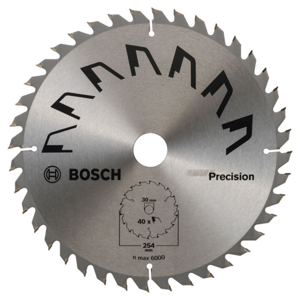 professionel trække Generator Bosch, Rundsavsklinge, Precision, T40, Ø: 254 mm -