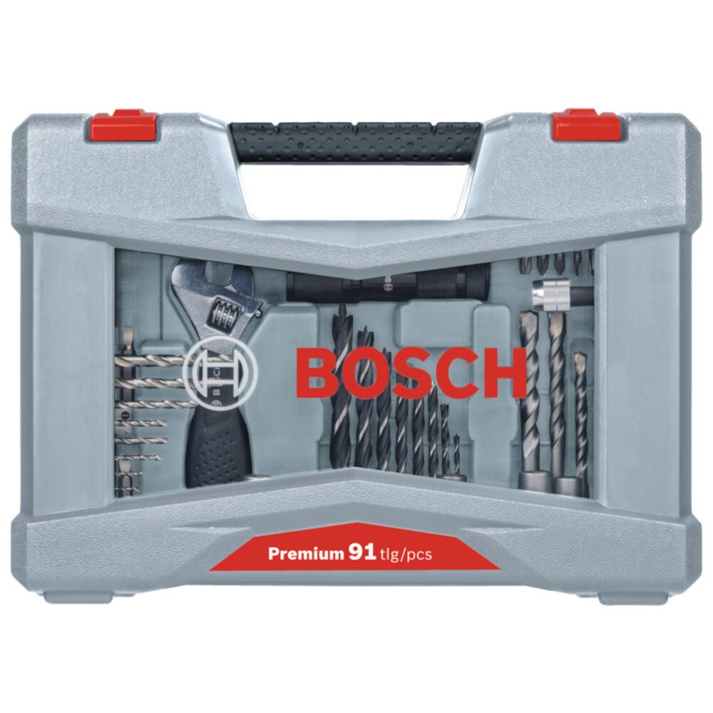 Bosch, Bor-/bitssæt, Premium X-line, 91 dele - Tilbehør til elværktøj online SILVAN