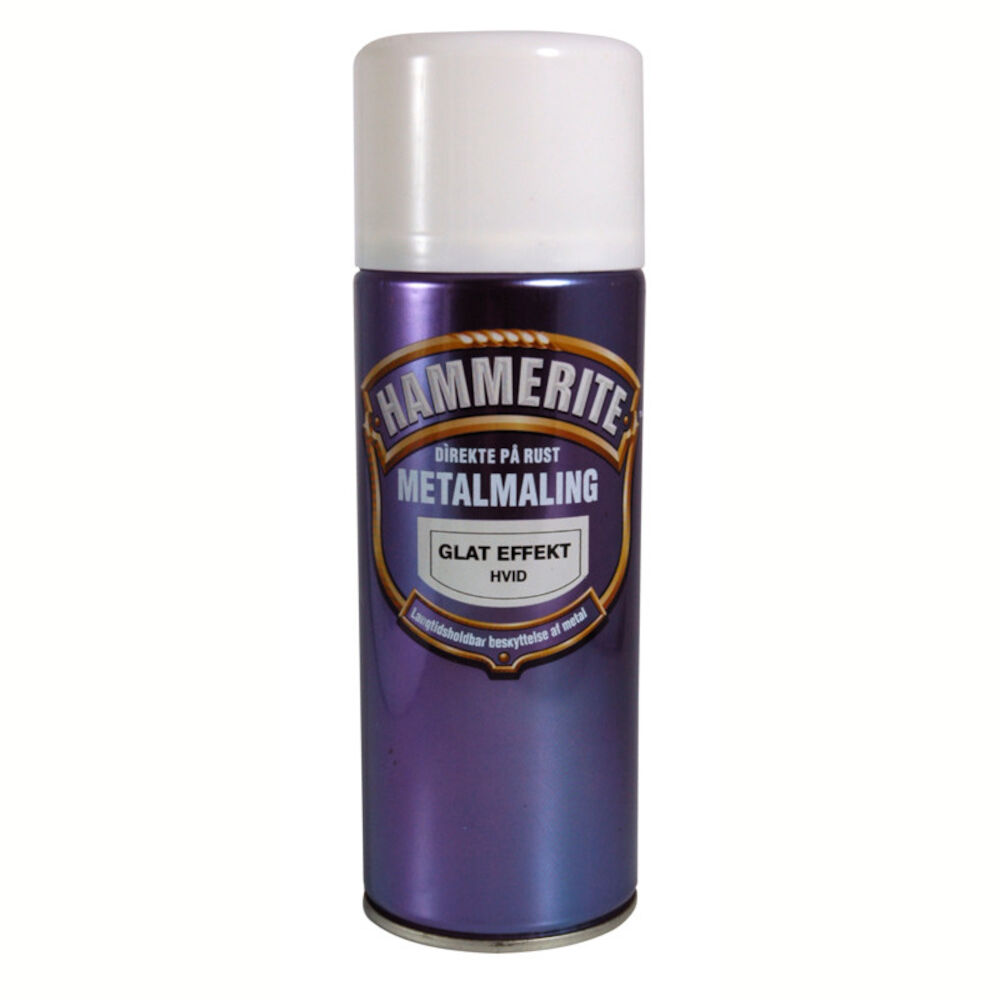 At accelerere Bermad eksperimentel Hammerite, Spraymaling til metal, Smooth, hvid, 400 ml -