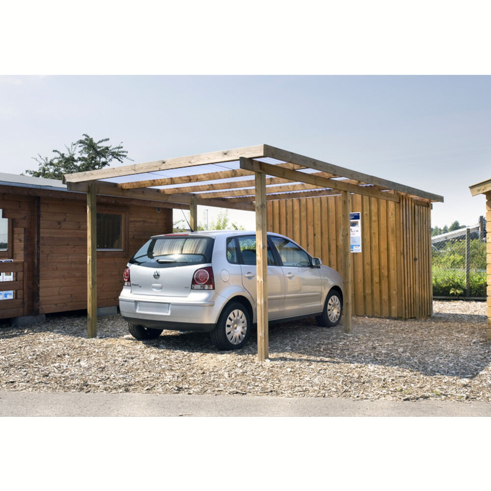 Hornbaek Carport Med Redskabsrum Kob Garager Carporte Online Silvan