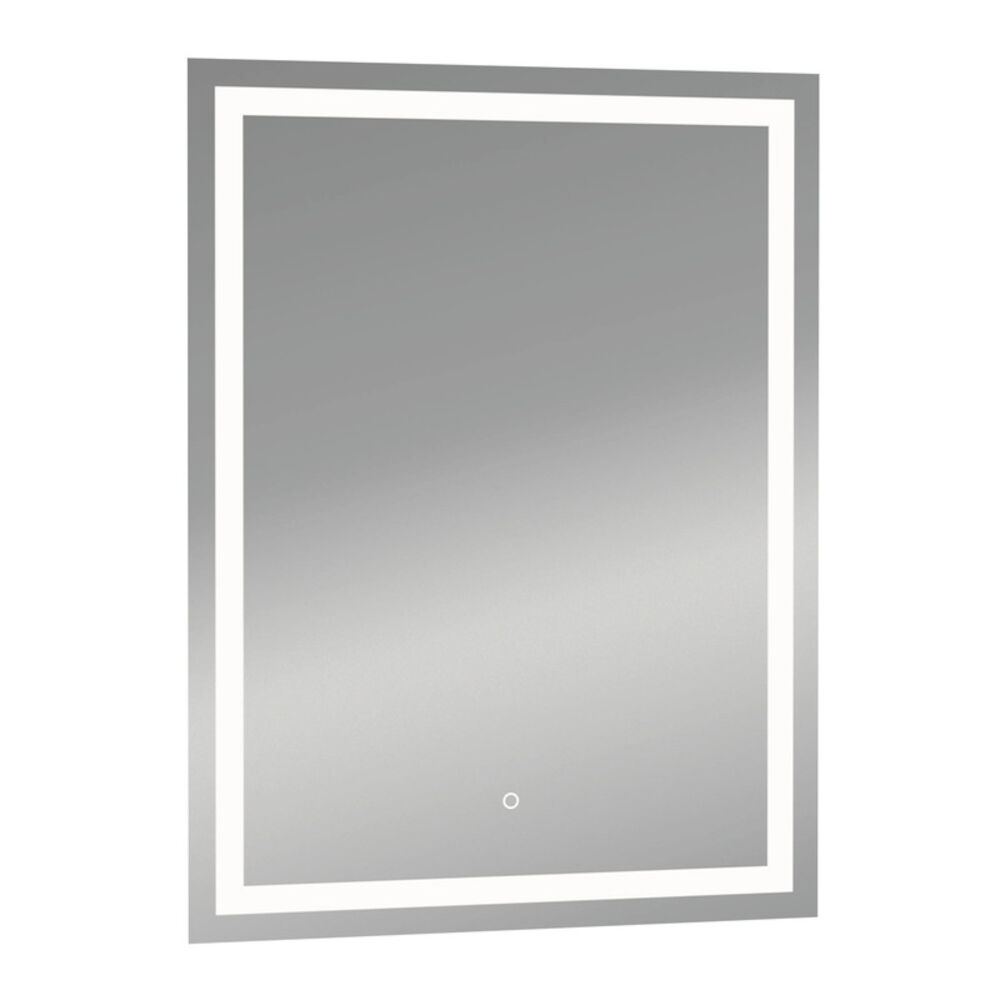 hver juni thespian Spejl med lys, touch afbryder, H: 70 cm x B: 50 cm x D: 4 cm -