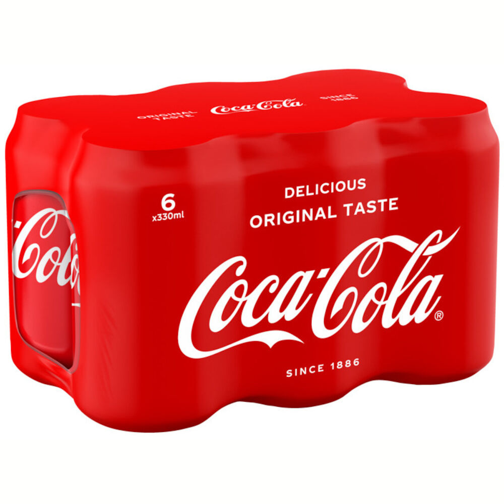 Coca Cola 33 cl 6-pak - Køb & drikkevarer online | SILVAN