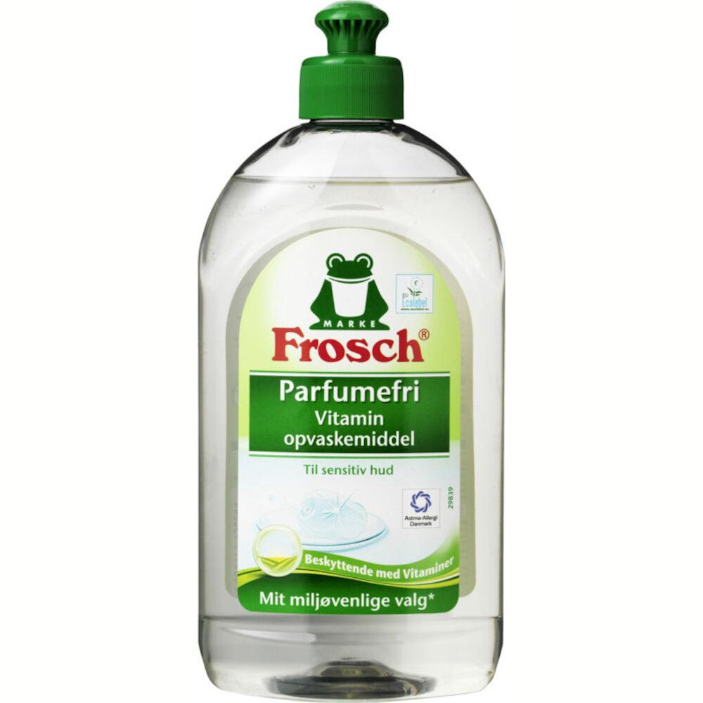 harpun mørke kandidat Frosch, Vitamin-opvaskemiddel, parfumefri -