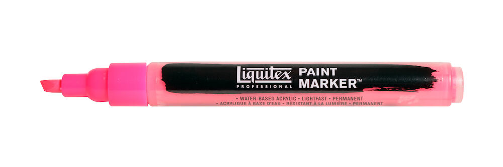 Liquitex, Paint Marker, Fluorescent Pink 987, Fin